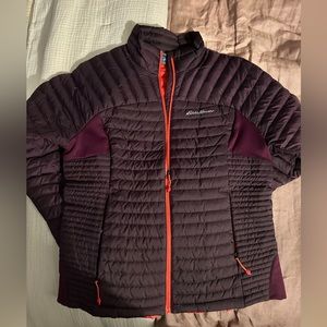 Eddie Bauer First Accent Microlight Down Jacket.